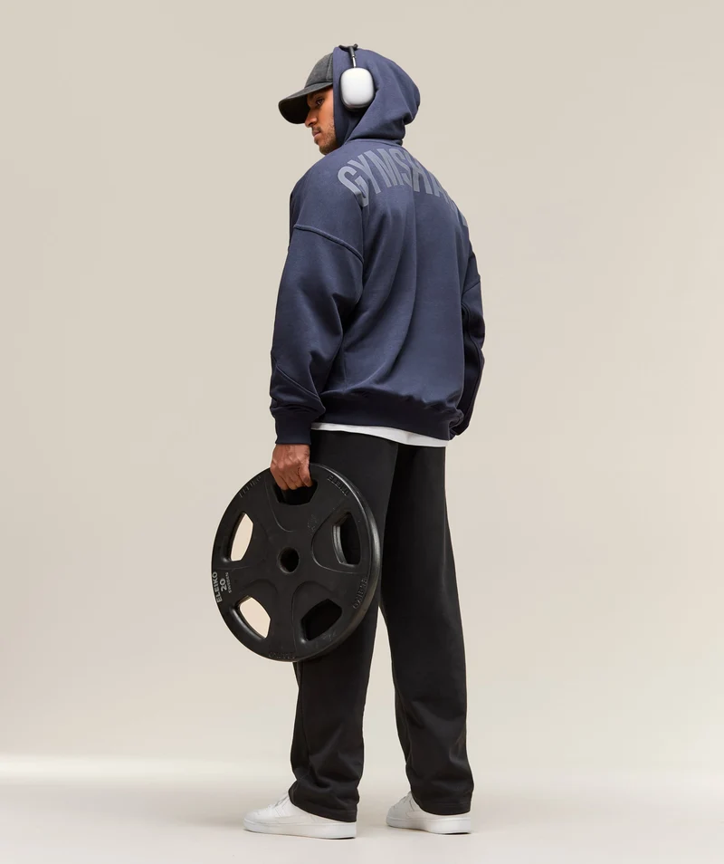 Gymshark Power Hoodie - Heavy Blue