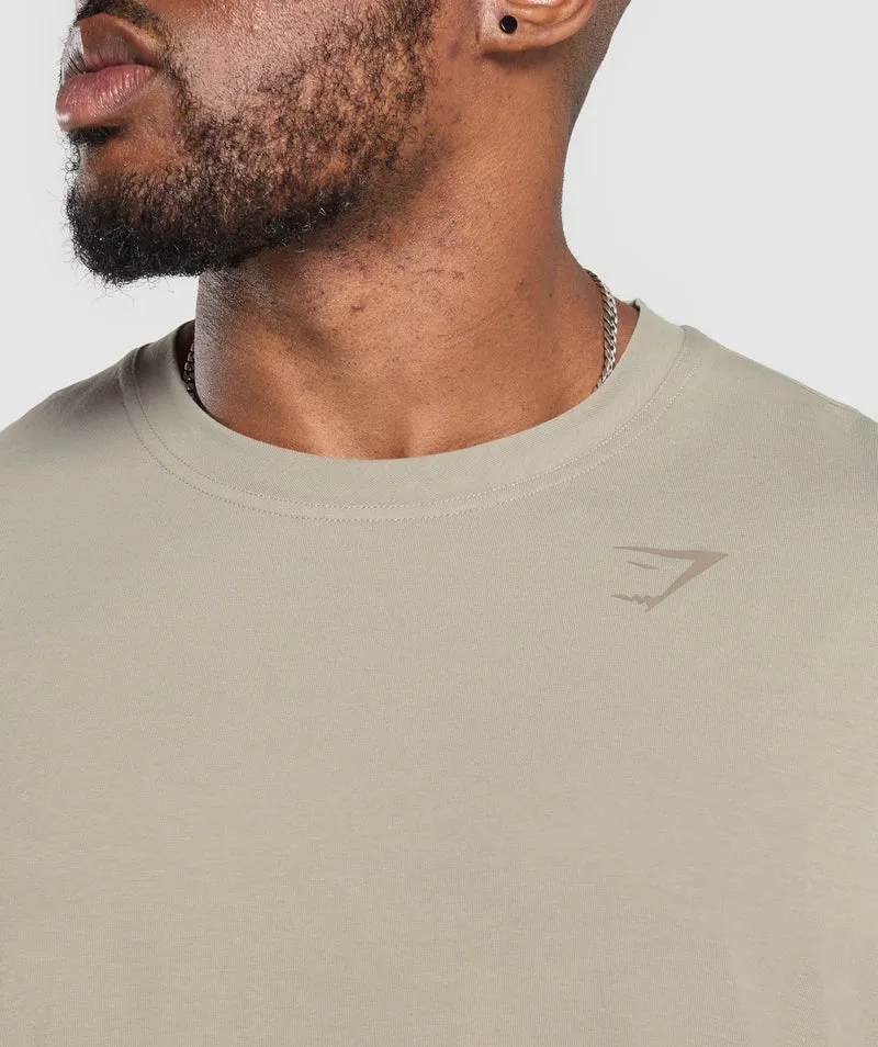 Gymshark Power T-Shirt - Brown