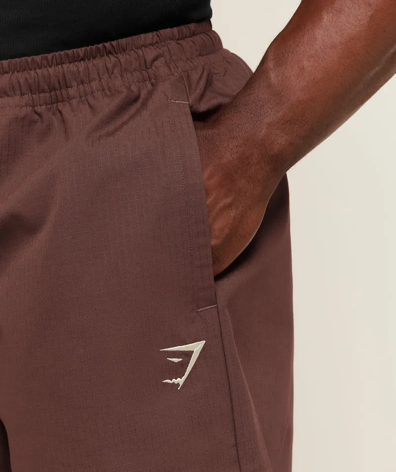 Gymshark Longline Pumper Shorts - Espresso Brown