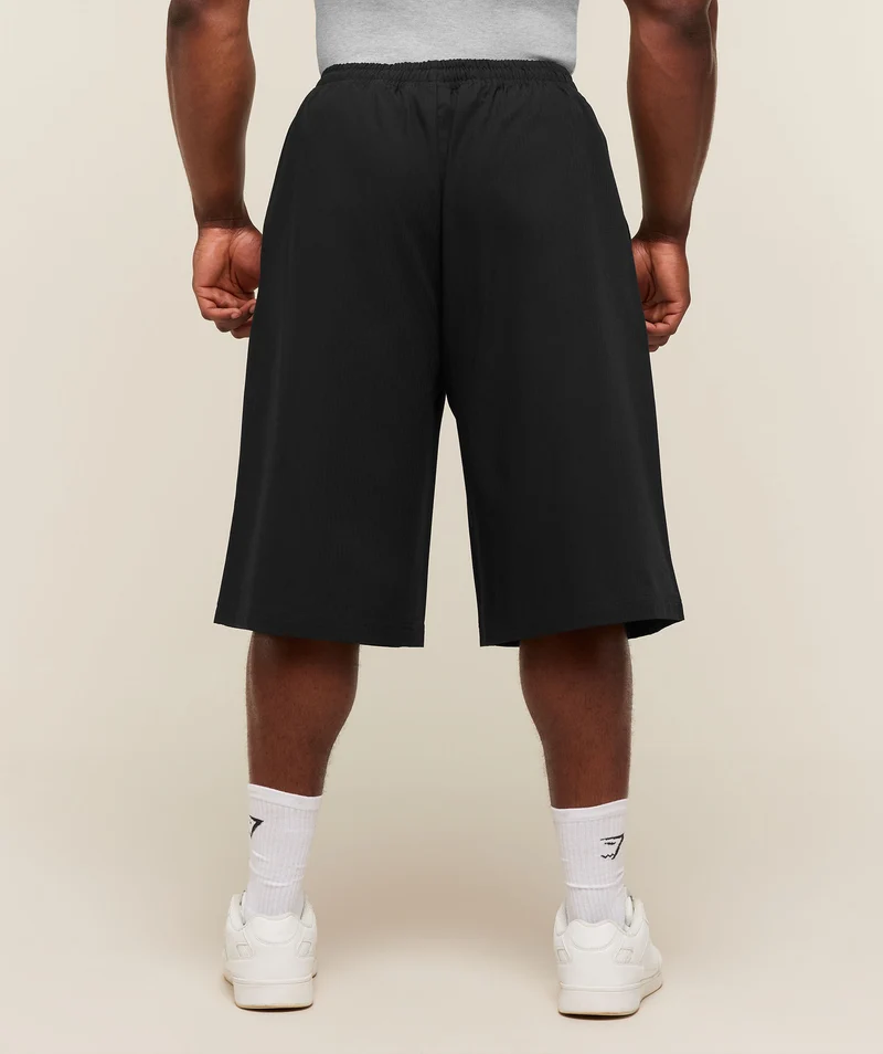 Gymshark Longline Pumper Shorts - Black