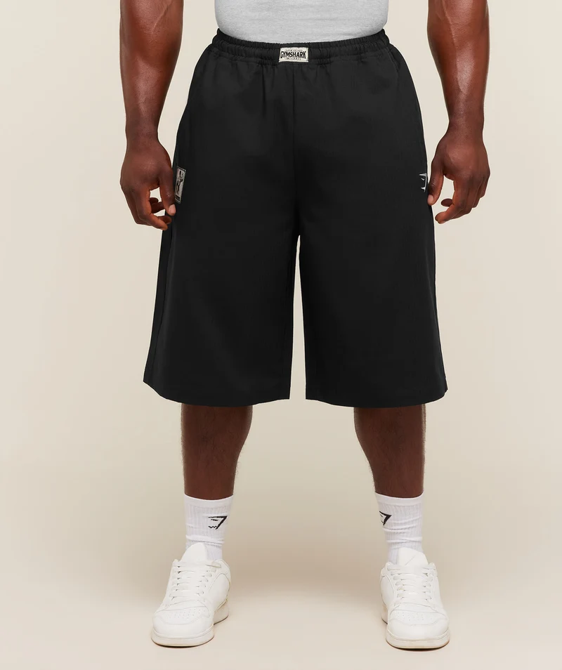 Gymshark Longline Pumper Shorts - Black