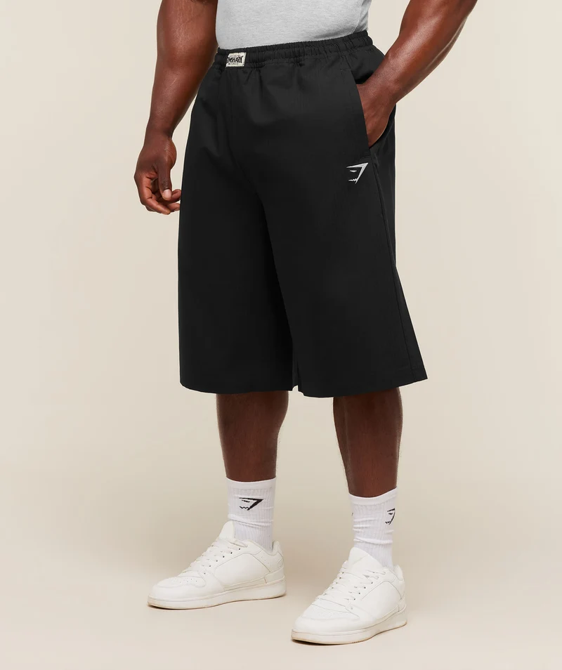Gymshark Longline Pumper Shorts - Black