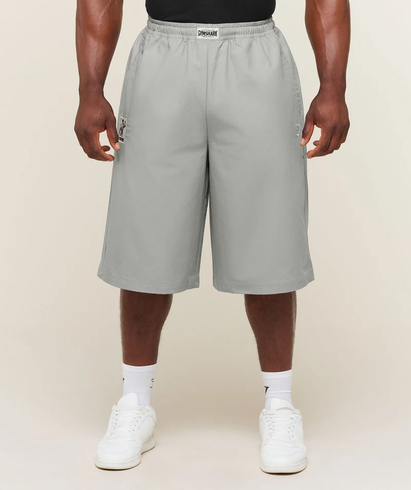 Gymshark Longline Pumper Shorts - Smokey Grey