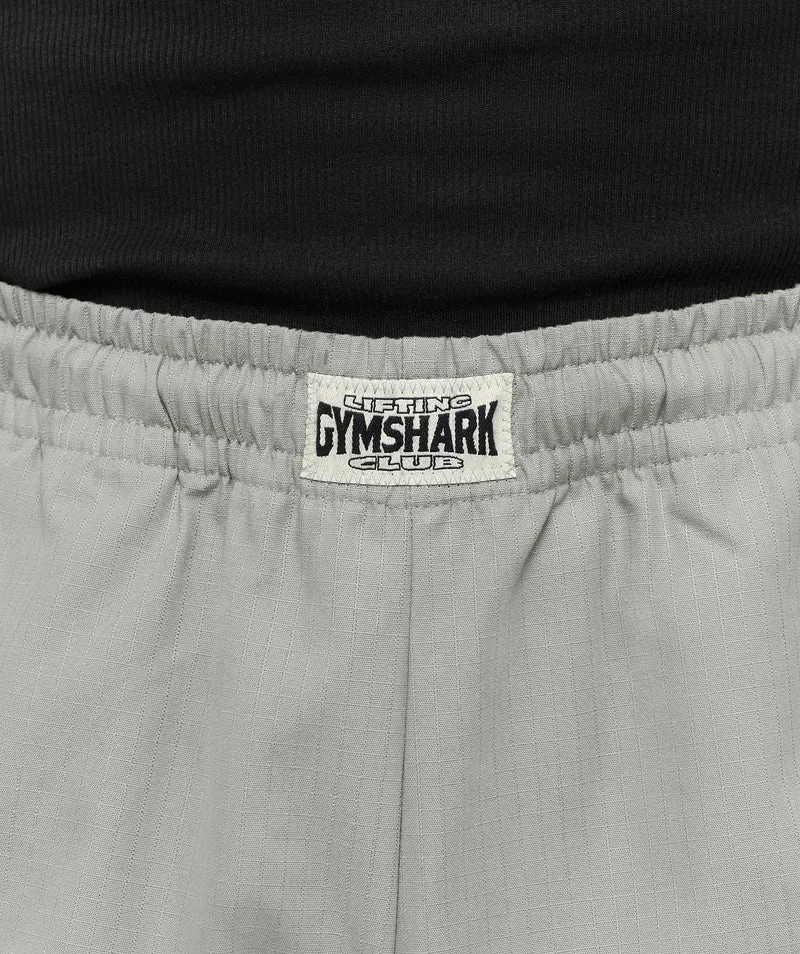 Gymshark Longline Pumper Shorts - Smokey Grey