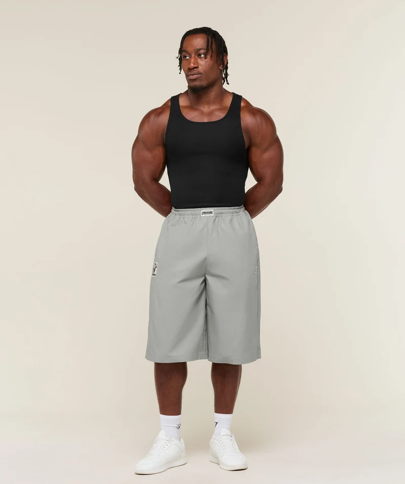 Gymshark Longline Pumper Shorts - Smokey Grey