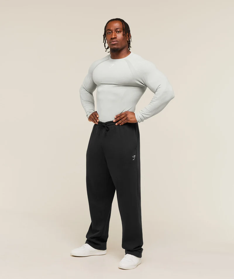 Gymshark Shadow Seamless Long Sleeve T-Shirt - Light Grey