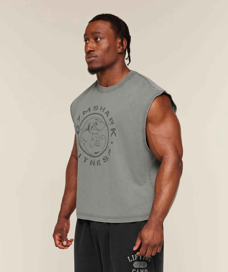 Gymshark Vintage Legacy Tank - Ash Grey