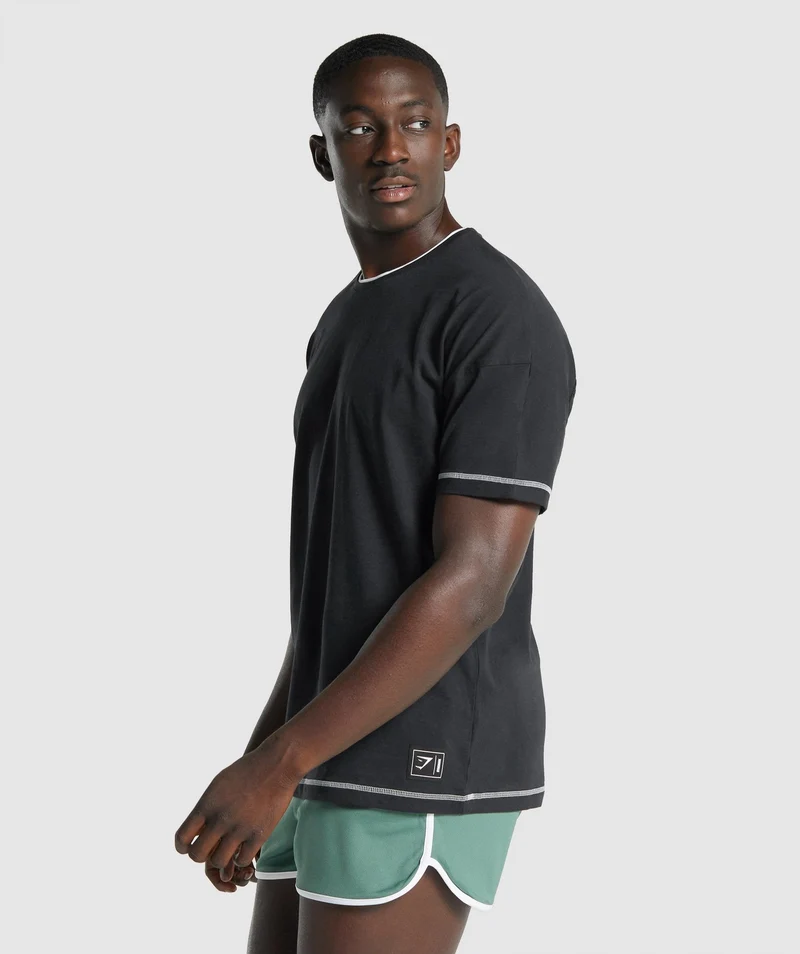 Gymshark Recess Short Sleeve Tee - Black