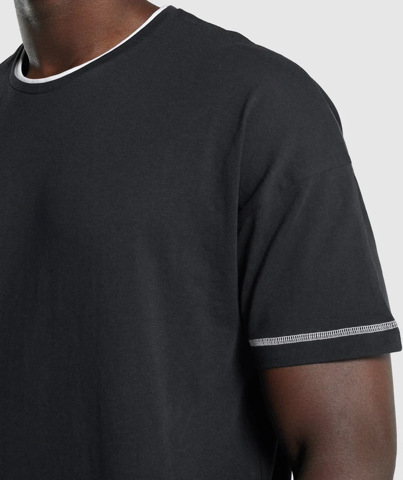 Gymshark Recess Short Sleeve Tee - Black