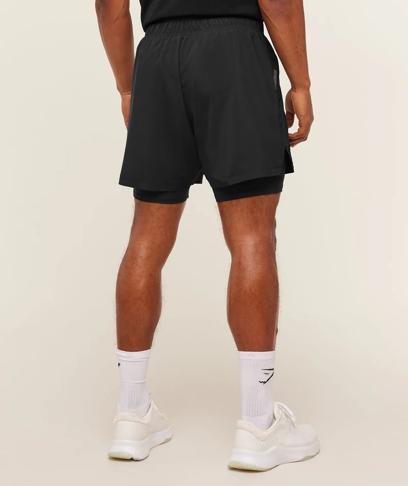 Gymshark Sport 5" 2-in-1 Shorts - Black