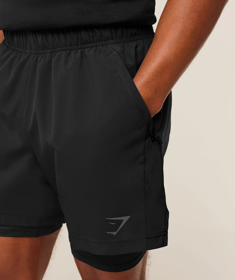 Gymshark Sport 5" 2-in-1 Shorts - Black