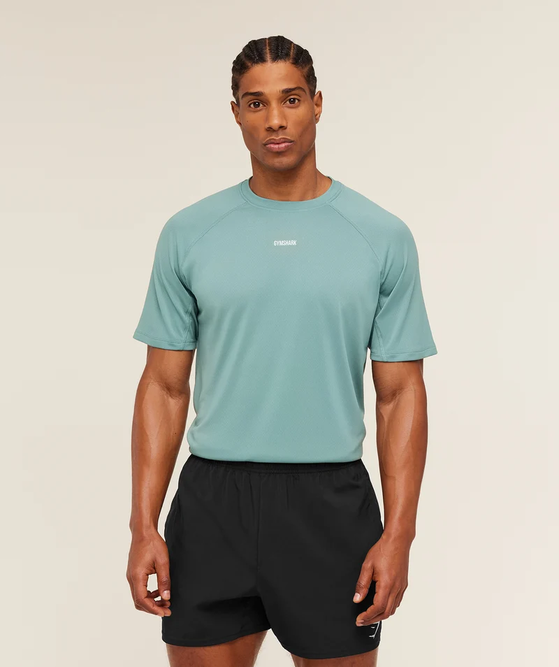 Gymshark Train T-Shirt - Storm Blue