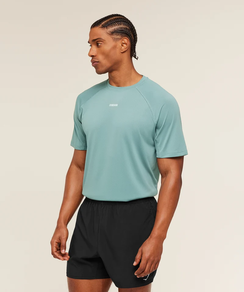 Gymshark Train T-Shirt - Storm Blue