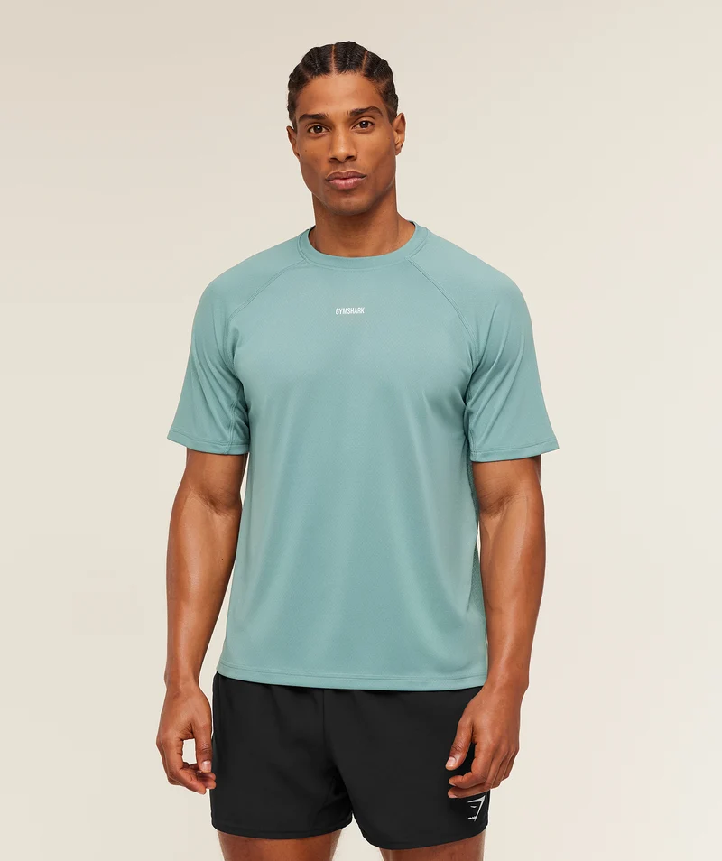 Gymshark Train T-Shirt - Storm Blue