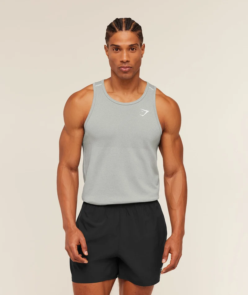 Gymshark Vital Tank - Light Grey/Smokey Grey