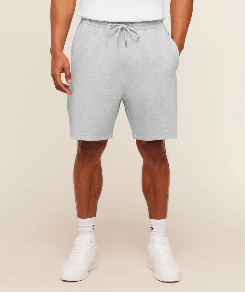 Gymshark Evolve Lightweight Shorts - Soft Grey Marl