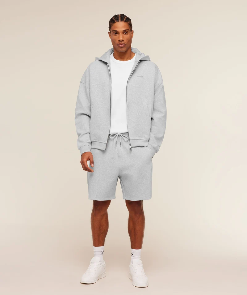 Gymshark Evolve Lightweight Shorts - Soft Grey Marl