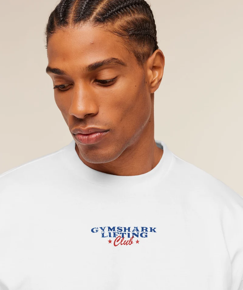 Gymshark Trophy Graphic T-Shirt - White