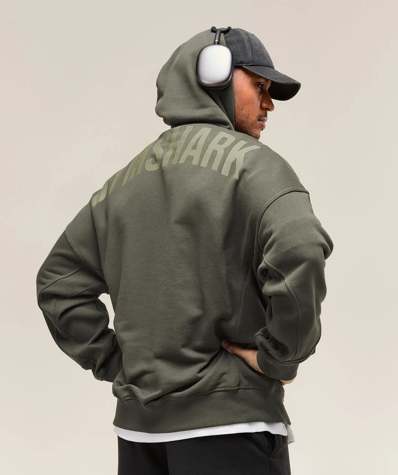 Gymshark Power Hoodie - Strength Green