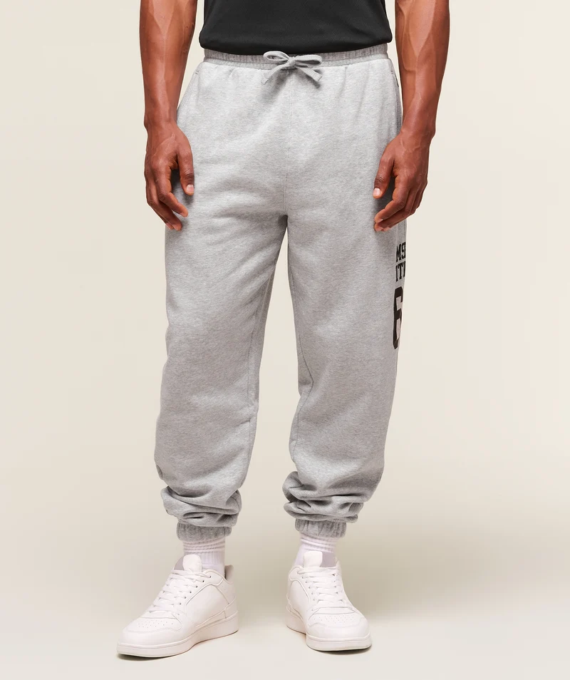 Gymshark Varsity Oversized Jogger - Light Grey Core Marl