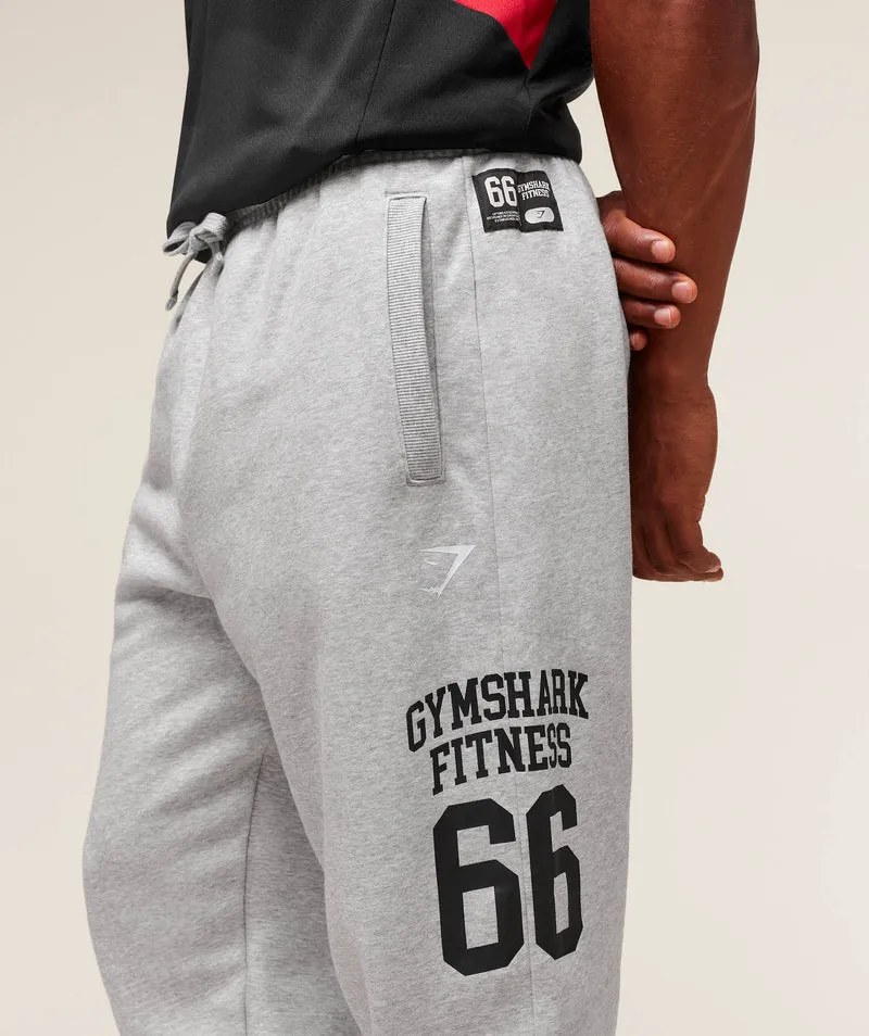Gymshark Varsity Oversized Jogger - Light Grey Core Marl