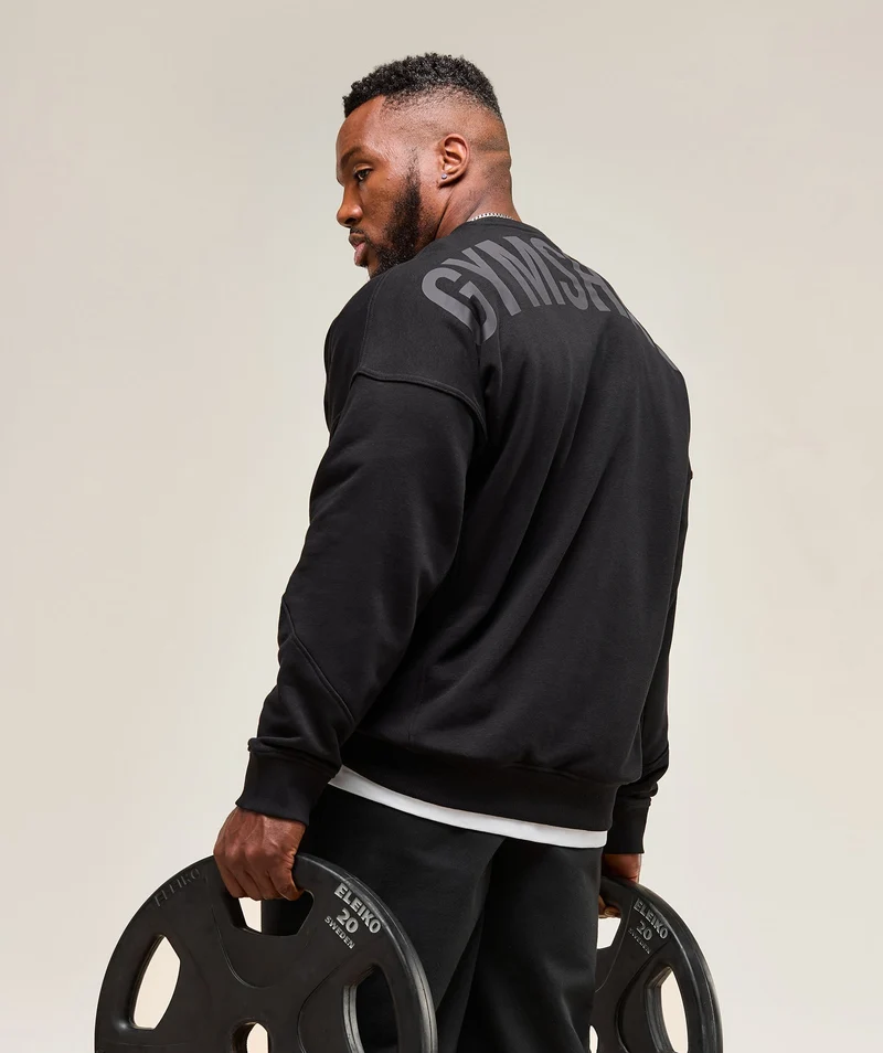 Gymshark Power Crew - Black