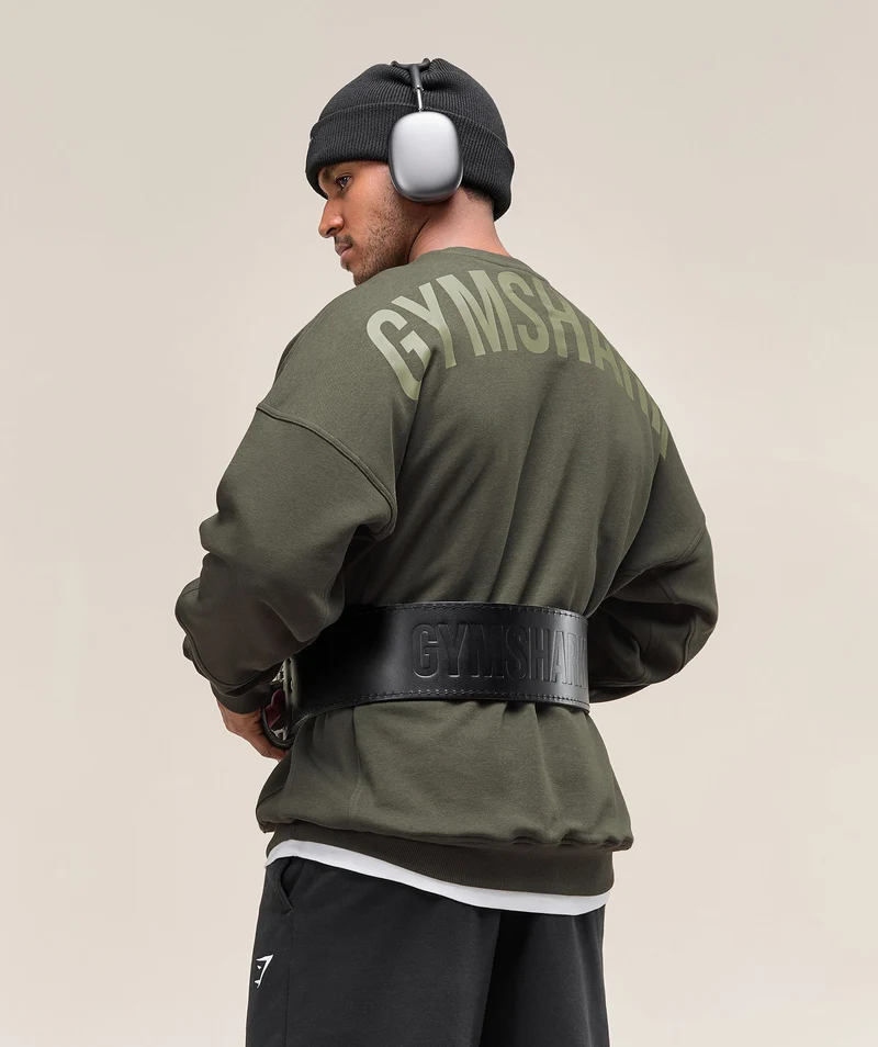 Gymshark Power Crew - Strength Green