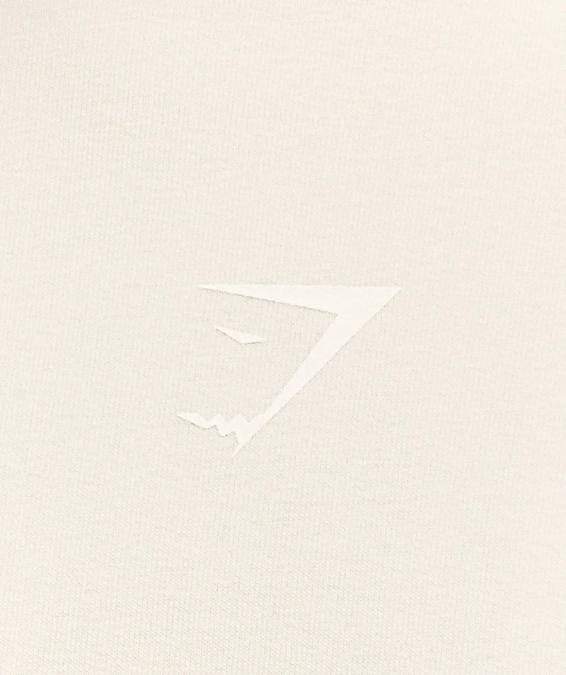 Gymshark Power Crew - Oat White