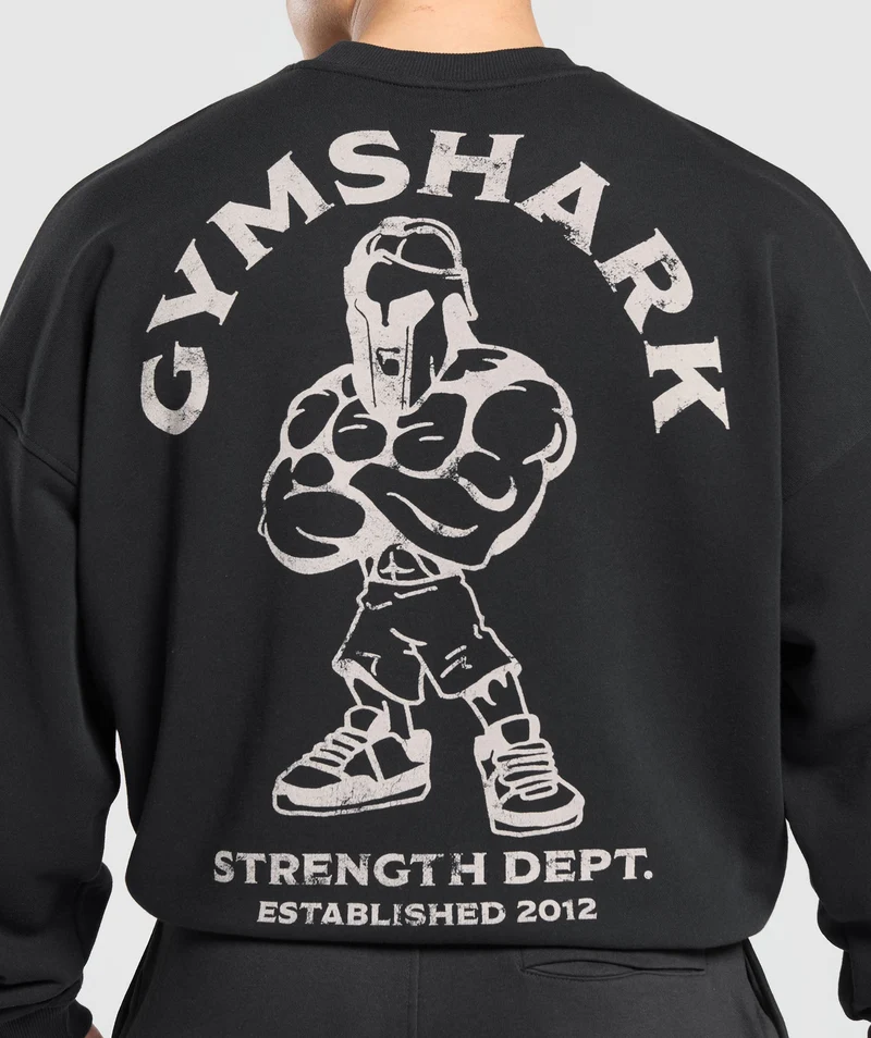 Gymshark Spartan Crew - Black