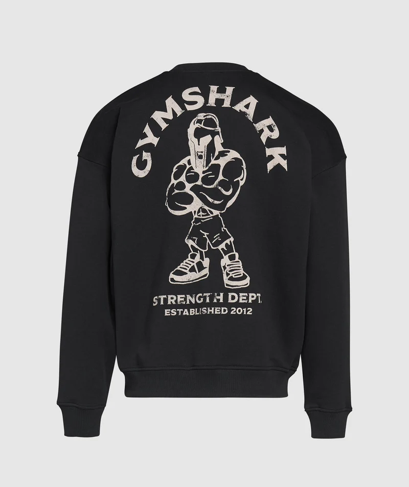 Gymshark Spartan Crew - Black