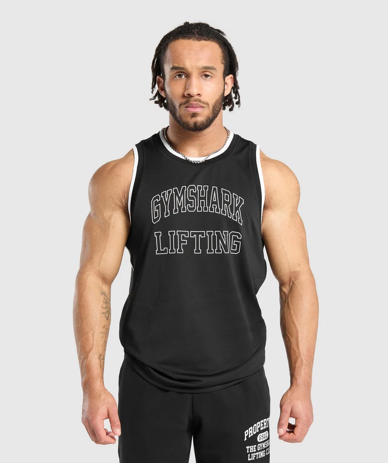 Gymshark Mesh Tank - Black