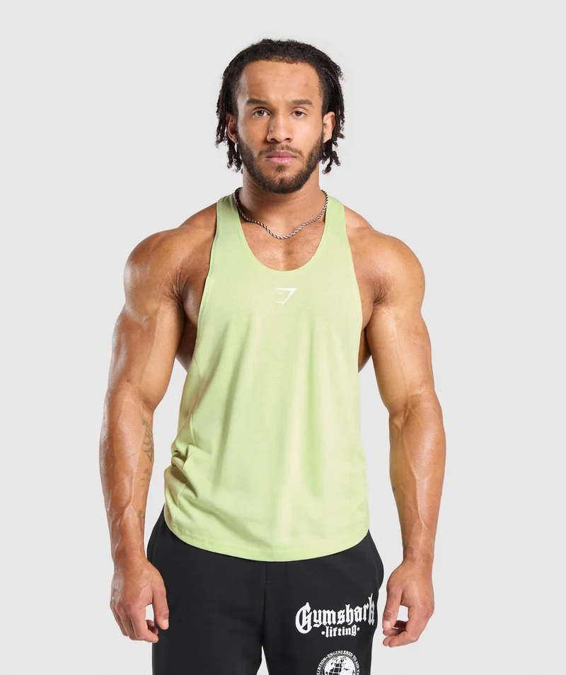 Gymshark React Stringer - Pastel Sage Green