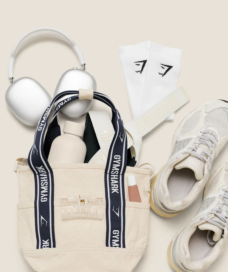 Gymshark Logo Mini Tote - Undyed