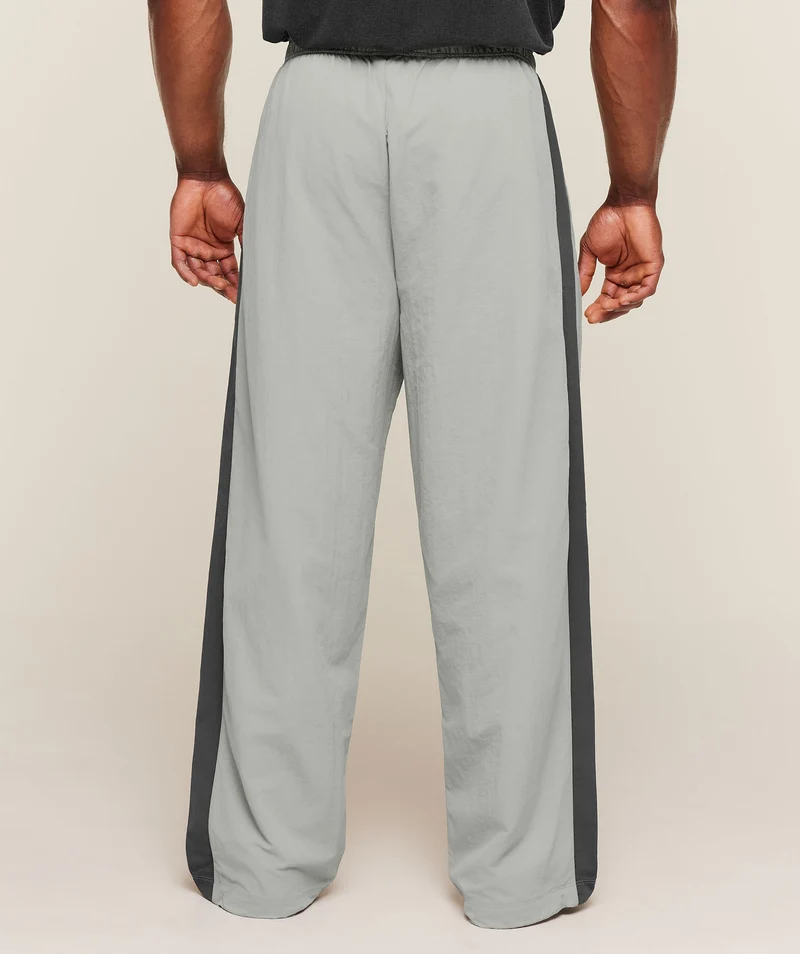 Gymshark Retro Collegiate Track Pants - Smokey Grey/Onyx Grey