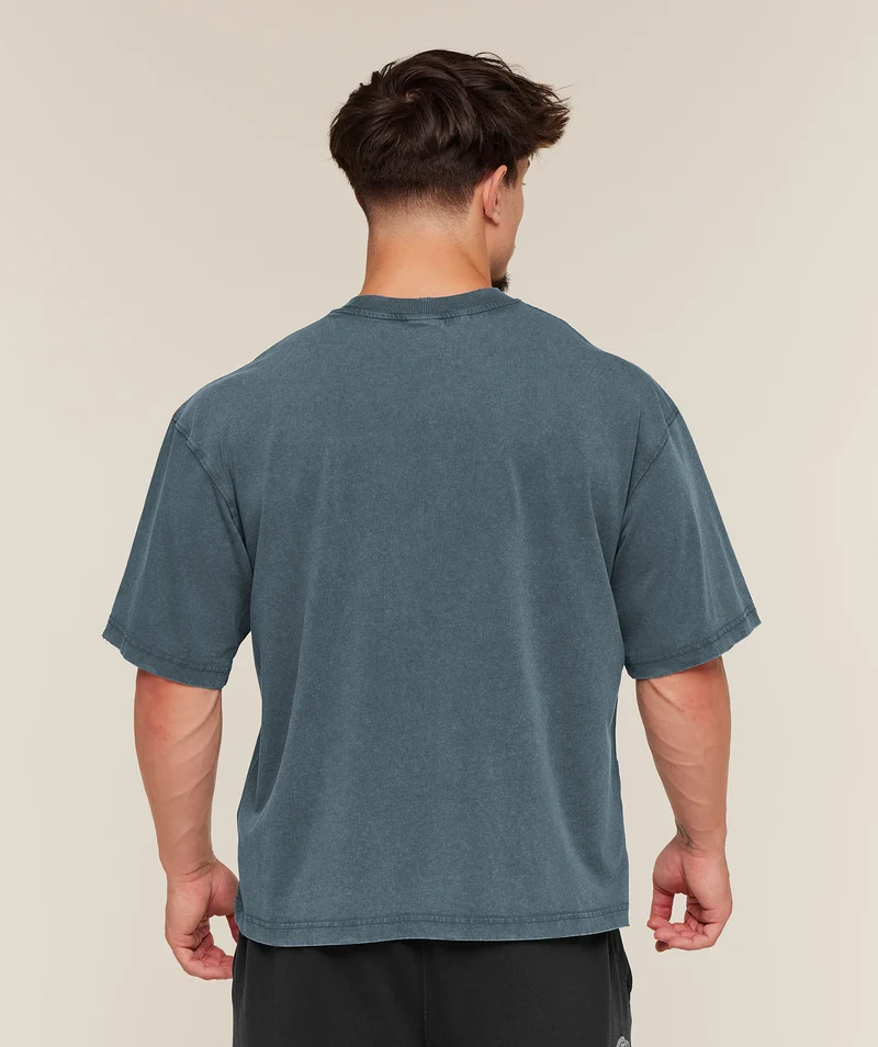 Gymshark Vintage Legacy T-Shirt - Stealth Blue