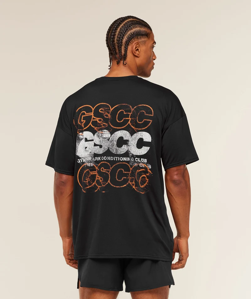 Gymshark GSCC Graphic T-Shirt - Black