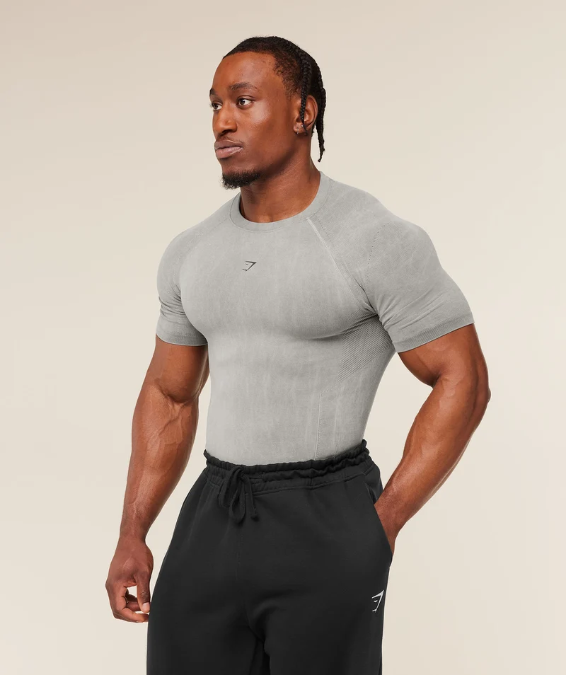 Gymshark Charge T-Shirt - Black/Wash