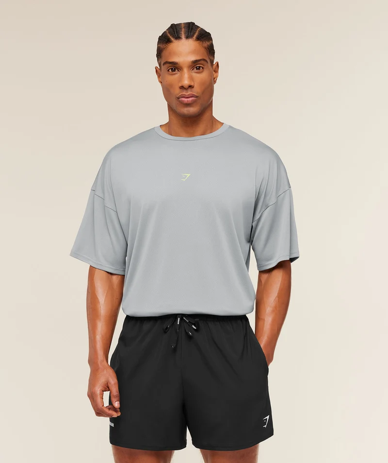 Gymshark GSCC Graphic T-Shirt - Denim Grey