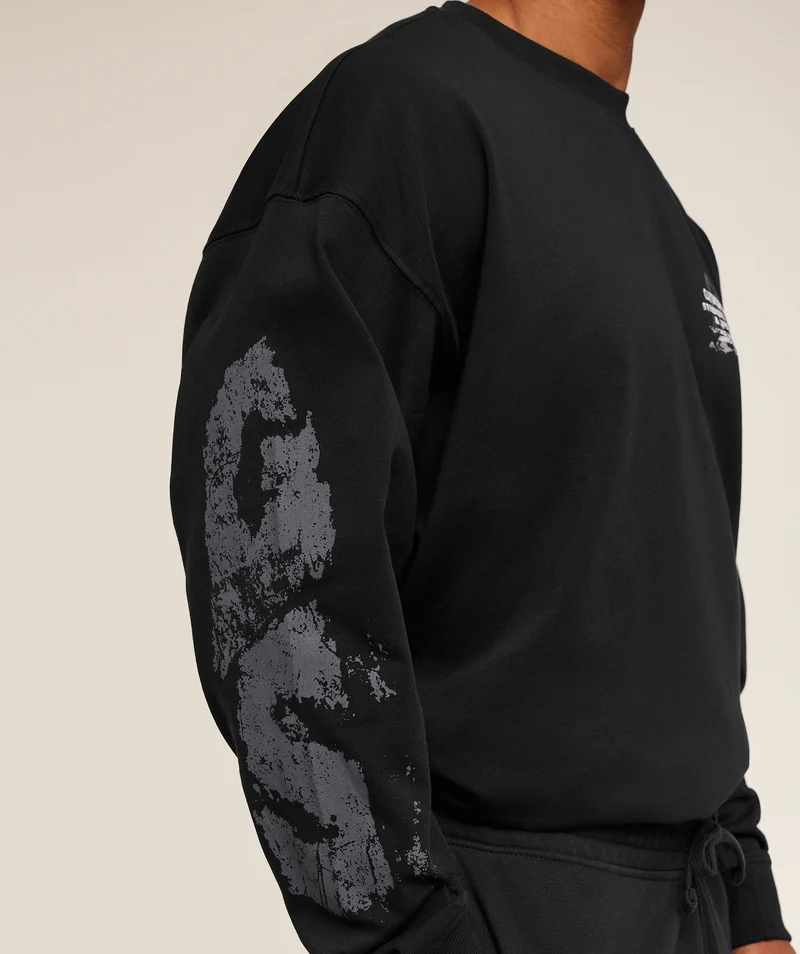 Gymshark Strength Fitness & Lifestyle Long Sleeve T-Shirt - Black