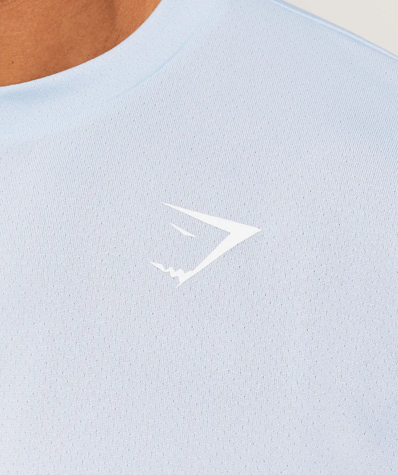 Gymshark Arrival Oversized Long Sleeve T-Shirt - Chilled Blue