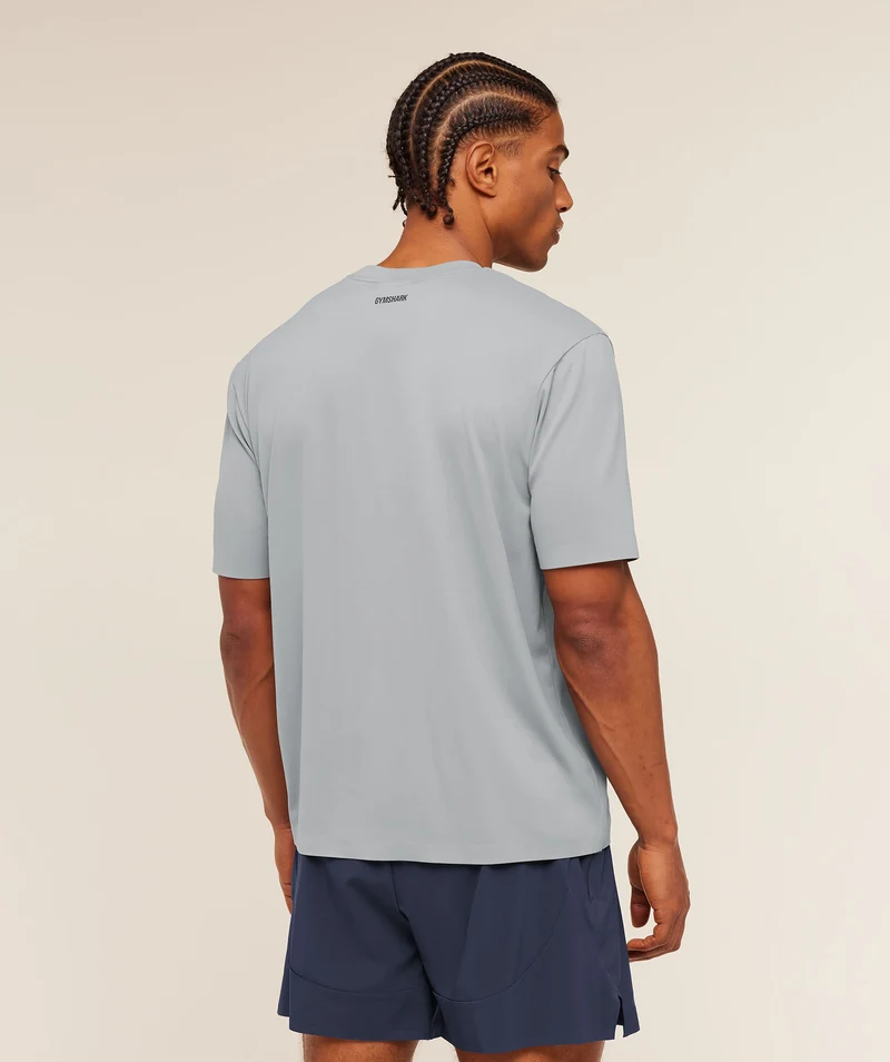 Gymshark Evolve T-Shirt - Denim Grey