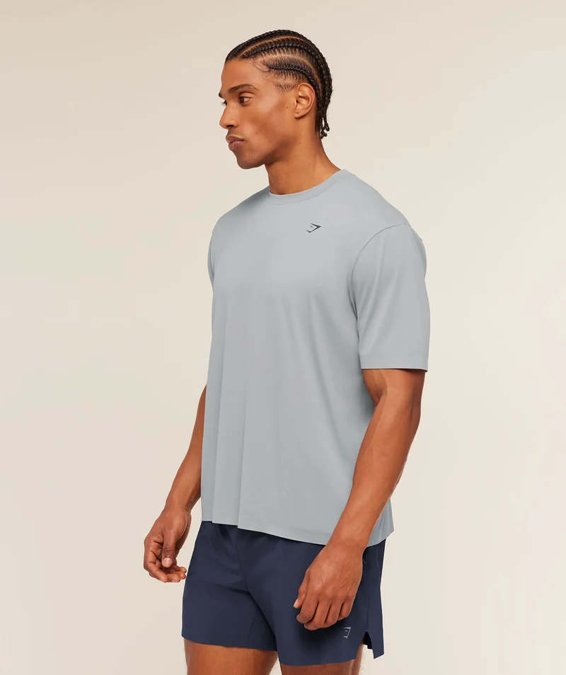 Gymshark Evolve T-Shirt - Denim Grey