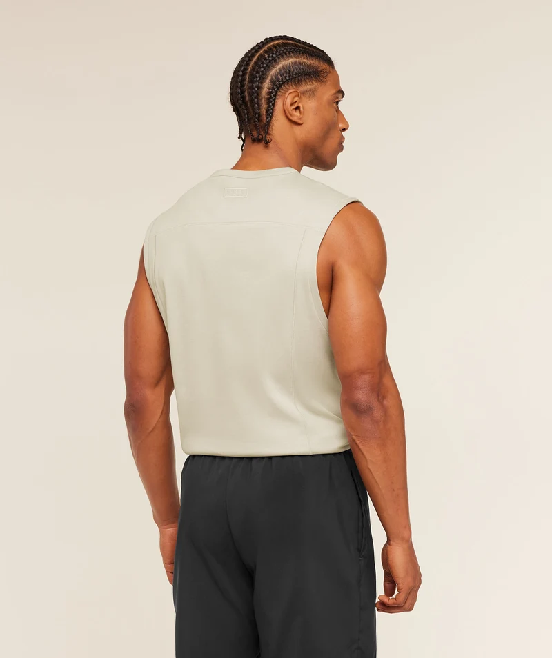 Gymshark Off Duty Tank - Pebble Grey