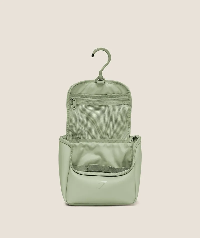 Gymshark Sleek Washbag - Haze Green