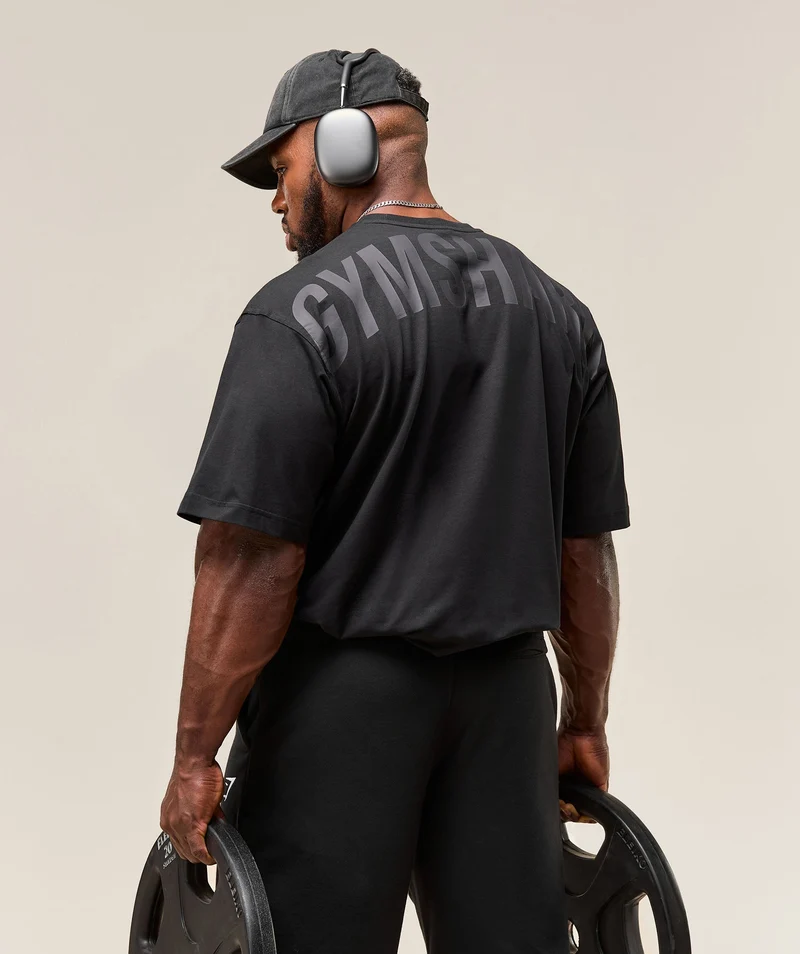 Gymshark Power T-Shirt - Black