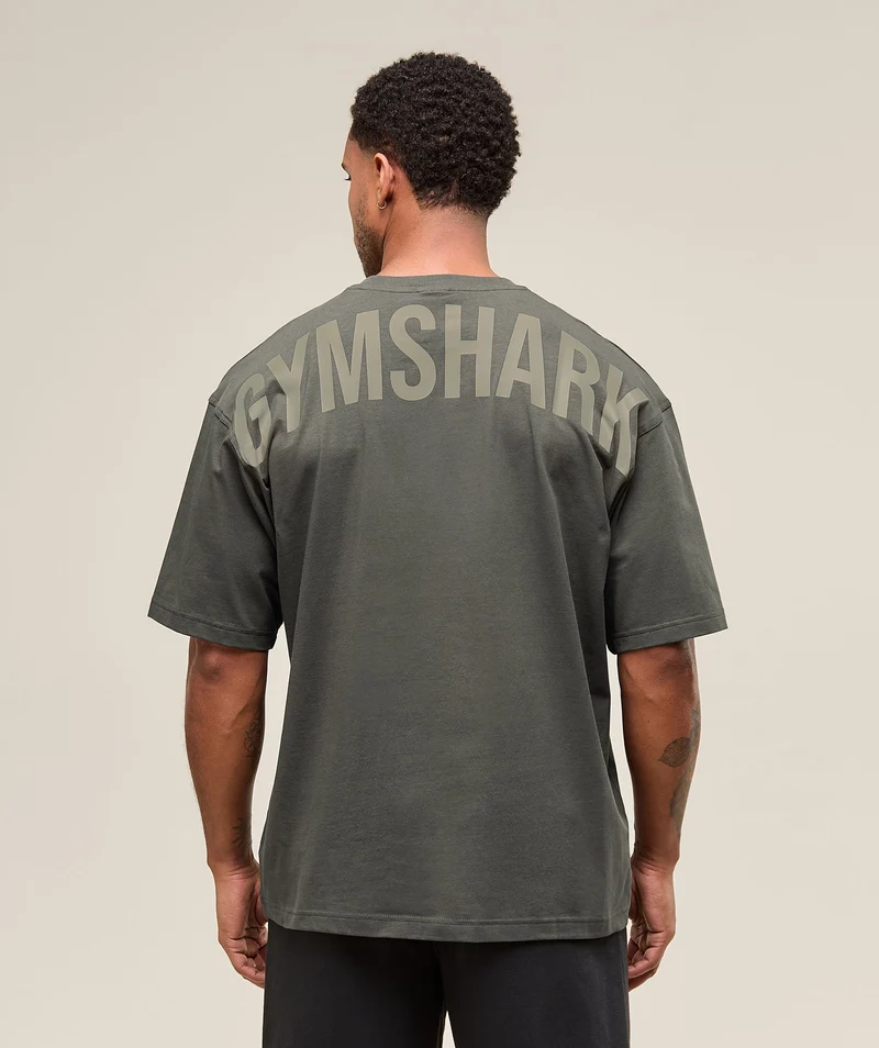 Gymshark Power T-Shirt - Strength Green