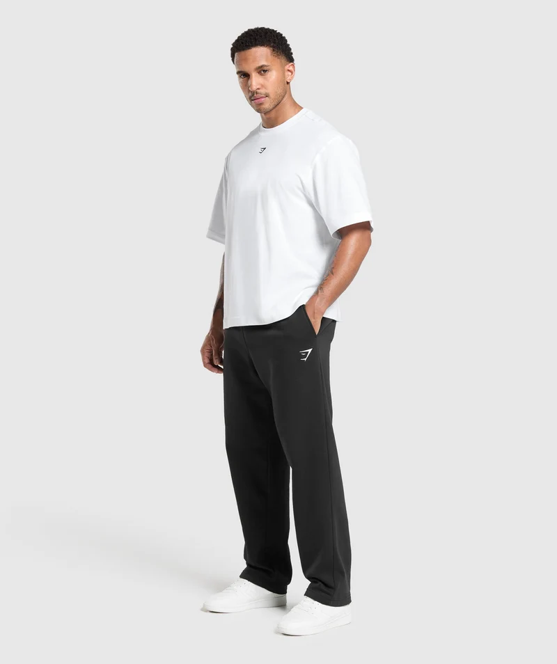 Gymshark Rest Day Essentials Boxy T-Shirt - White