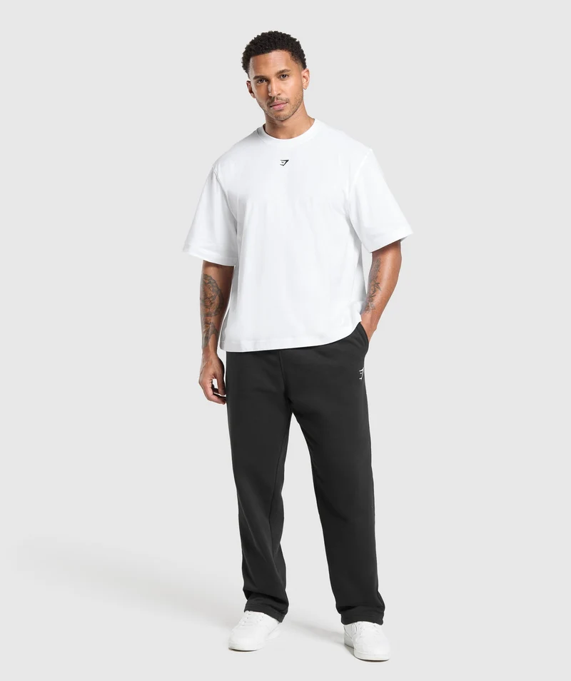 Gymshark Rest Day Essentials Boxy T-Shirt - White