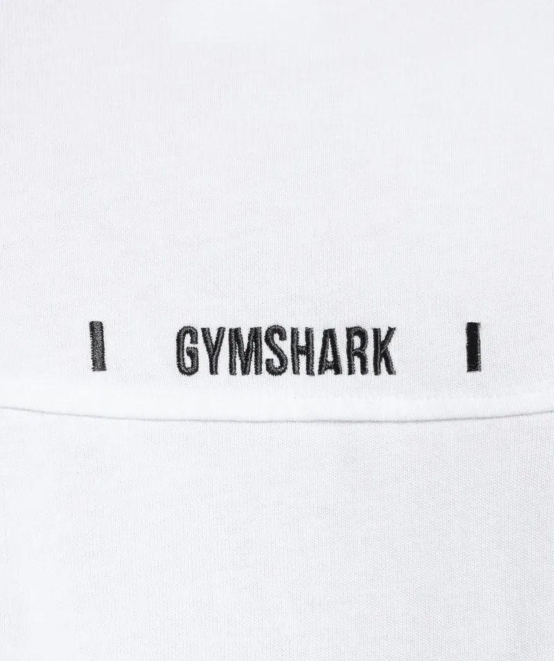 Gymshark Rest Day Essentials Boxy T-Shirt - White