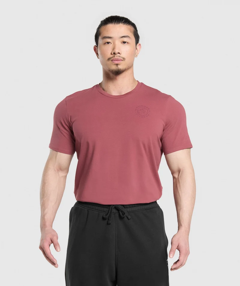 Gymshark Legacy T-Shirt - Washed Berry Pink